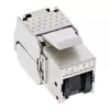 InLine RJ45 Keystone Jack Snap-In modulis Cat.6a, su dulkių dangteliu, juodas