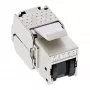 InLine RJ45 Keystone Jack Snap-In modulis Cat.6a, su dulkių dangteliu, juodas