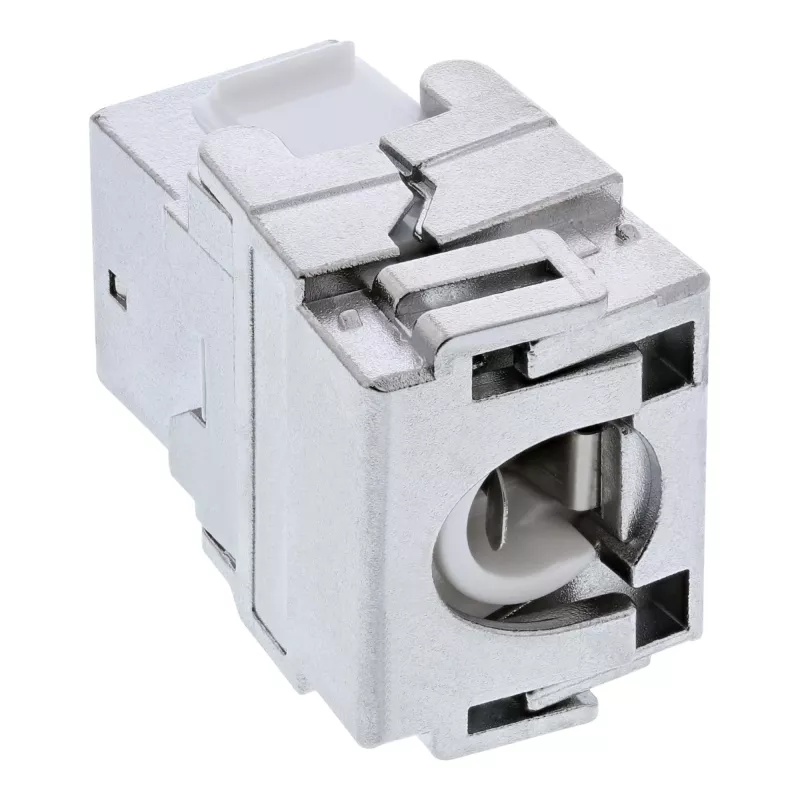 InLine Premium RJ45 Keystone Jack Snap-In modulis Cat.6a, su dulkių dangteliu