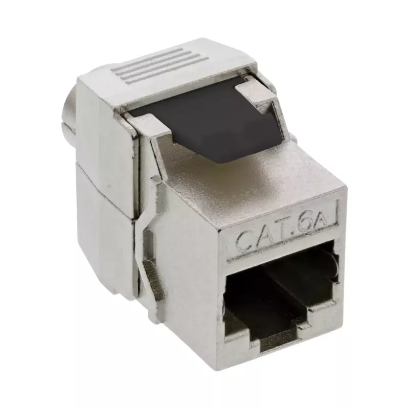 “RJ45” lizdo “Keystone Jack Snap-In” modulis “InLine 76202F Cat.6a”