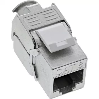 “InLine” RJ45 Keystone Jack spragtukas Cat.8.1 plokščias metalinis 1 vnt.