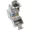 “InLine” RJ45 Keystone Jack spragtukas Cat.8.1 plokščias metalinis 1 vnt.