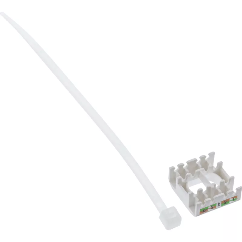 “InLine” RJ45 Keystone Jack spragtukas Cat.8.1 plokščias metalinis 1 vnt.