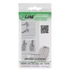 InLine Keystone RJ45 lizdas plonas, SNAP-In, Cat.8.1, integruotas kabelių raištis