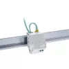 InLine Keystone SNAP-In Fiber Keystone modulio laikiklis, 1 prievadas DIN bėgiui