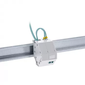 InLine Keystone SNAP-In Fiber Keystone modulio laikiklis, 1 prievadas DIN bėgiui