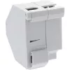 InLine Keystone SNAP-In Fiber Keystone modulio laikiklis, 1 prievadas DIN bėgiui