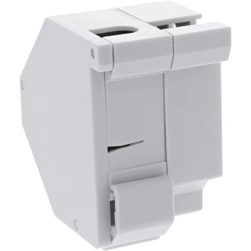 InLine Keystone SNAP-In Fiber Keystone modulio laikiklis, 1 prievadas DIN bėgiui