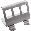InLine 76203E metalinis Keystone užfiksuojamas DIN bėgelio tvirtinimo laikiklis, 3 prievadų