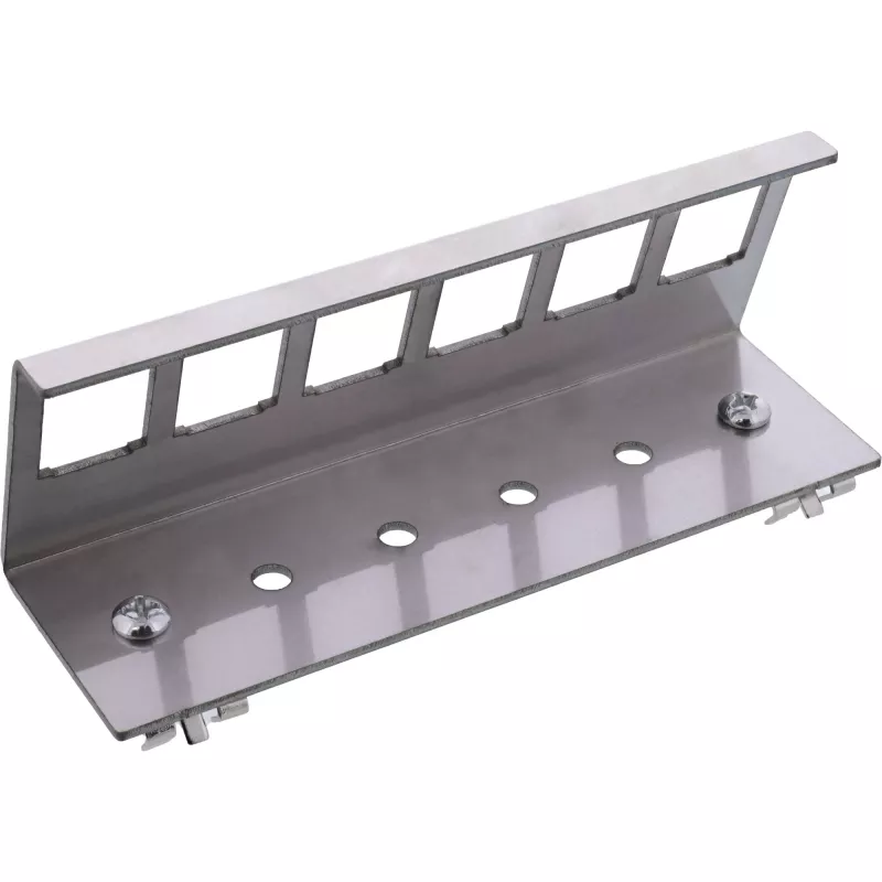 InLine 76203G metalinis Keystone užsifiksuojantis DIN bėgelio tvirtinimo laikiklis, 6 prievadų