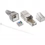 InLine RJ45 kištukas Cat.6A 500 MHz ekranuotas, montuojamas vietoje 76204A