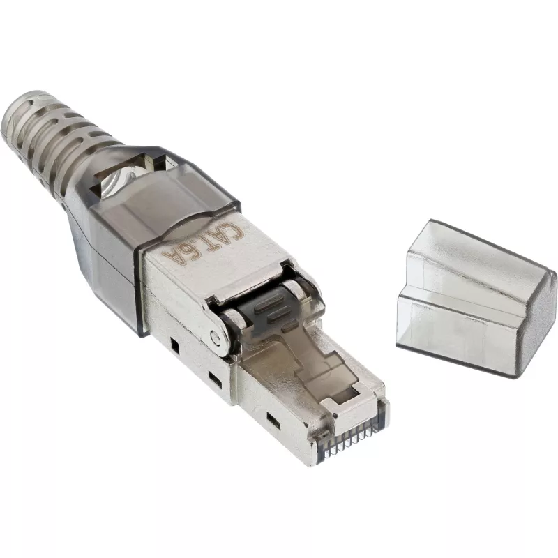 InLine RJ45 kištukas Cat.6A 500 MHz ekranuotas, montuojamas vietoje 76204A
