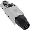 InLine RJ45 kištukas Cat.6A 500MHz, montuojamas vietoje, ekranuotas, su prisukamu dangteliu