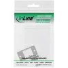 InLine Keystone SNAP-In modulio laikiklis, viengubas, metalinis, plokštiems paviršiams