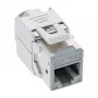 “InLine” Keystone RJ45 lizdas, ekranuotas, Cat.6A, pilkas, 8 vnt. pakuotė