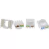 „InLine“ Keystone RJ-45 lizdas, ekranuotas, 6A kat., mėlynas, 8 vnt. pakuotė