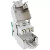 InLine Keystone RJ45 lizdas, ekranuotas, Cat.6A, žalias 8 vnt.