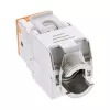 InLine Keystone RJ45 lizdas, ekranuotas, Cat.6A, oranžinis 8-vnt.