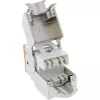 InLine Keystone RJ45 lizdas, ekranuotas, Cat.6A, oranžinis 8-vnt.