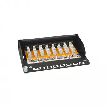 InLine Patch Panel Cat.6 8 Port desktop Juoda RAL9005