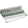 InLine Patch Panel Cat.6 12 prievadų stalinis / sieninis montavimas šviesiai pilkas RAL7035
