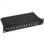 InLine Patch Panel 10 col. Cat.6 12 prievadų 1U juodas RAL9005