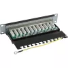 InLine Patch Panel 10 col. Cat.6 12 prievadų 1U juodas RAL9005
