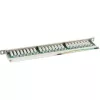 InLine Patch Panel Cat.6 24 Port 19 inch 0.5U light Pilka RAL7035