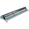 InLine pataisymo skydelis Cat.6 24 prievadų 19 colių 1HE juodas RAL9005