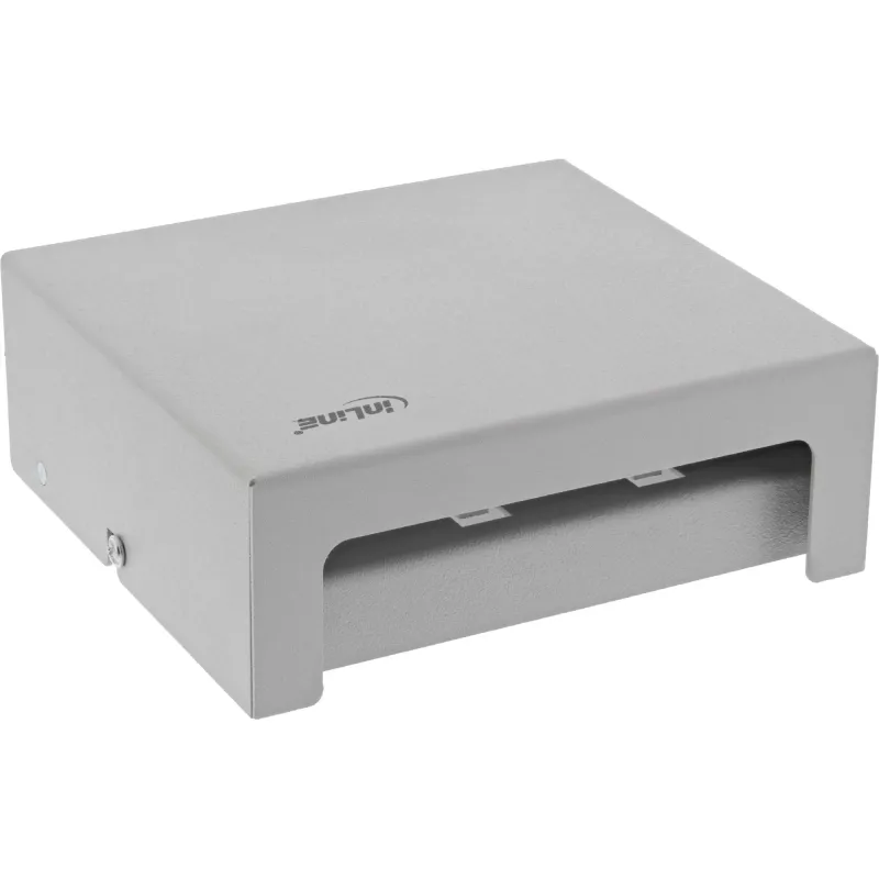 InLine stalinis konsolidacijos taškų dėžutė 6x Keystone RJ45, metalas, RAL7035