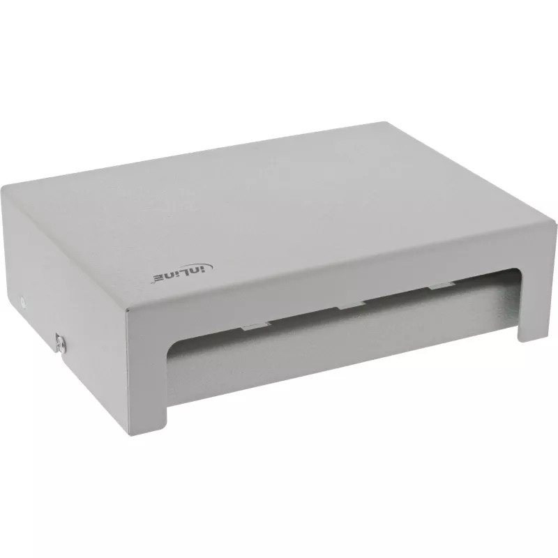 InLine stalviršio konsolidacijos taškų dėžutė 8x Keystone RJ45, metalinė, RAL7035