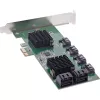 InLine sąsajos kortelė, 8x SATA 6Gb/s valdiklis, PCIe 2.0 (PCI Express)