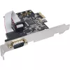 InLine sąsajos plokštė 1 prievadas nuoseklusis 9 kontaktų PCIe, InLine, 76618D