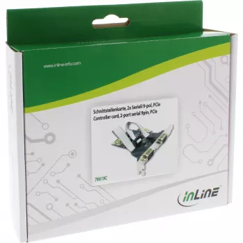 InLine sąsajos kortelė 2x nuoseklus 9 kontaktų PCIe (PCI-Express)