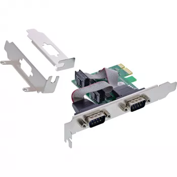InLine sąsajos plokštė 2x serijinis 9 kontaktų PCIe PCI-Express vyriška