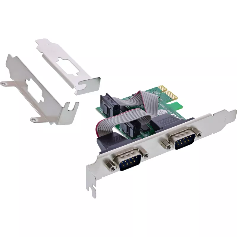 InLine sąsajos plokštė 2x serijinis 9 kontaktų PCIe PCI-Express vyriška