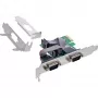 InLine sąsajos plokštė 2x serijinis 9 kontaktų PCIe PCI-Express vyriška