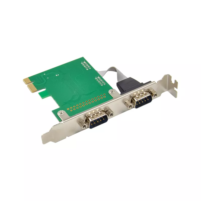 InLine sąsajos plokštė 2x serijinis 9 kontaktų PCIe PCI-Express vyriška