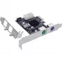 “InLine” sąsajos plokštė, 2x PS/2, USB vidinis lizdas, PCIe, kištukas, 0,48 Gbit/s