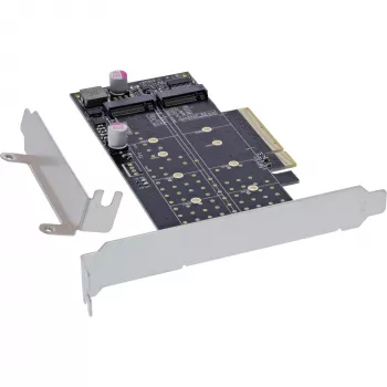 InLine 76660N vidinė M.2 sąsajos kortelė PCIe vyriška 64 Gbit/s