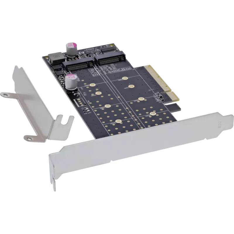 InLine 76660N vidinė M.2 sąsajos kortelė PCIe vyriška 64 Gbit/s