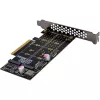 InLine 76660N vidinė M.2 sąsajos kortelė PCIe vyriška 64 Gbit/s