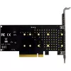 InLine 76660N vidinė M.2 sąsajos kortelė PCIe vyriška 64 Gbit/s