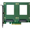 InLine 76660P vidinis U.2 adapteris PCIe vyriškas 4 Gbit/s 3.3 V