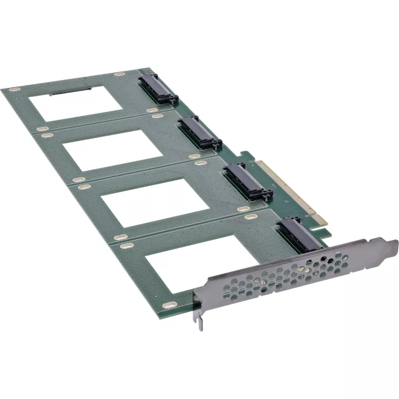 InLine 76660R vidinė U.2 sąsajos plokštė PCIe lizdui, kištukinė jungtis, 4 Gbit/s