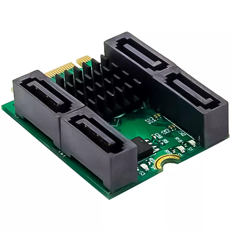 InLine 76660U vidinė SATA sąsajos kortelė M.2 į SATA 6 Gbit/s