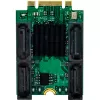 InLine 76660U vidinė SATA sąsajos kortelė M.2 į SATA 6 Gbit/s