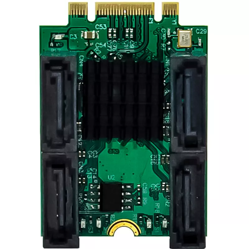 InLine 76660U vidinė SATA sąsajos kortelė M.2 į SATA 6 Gbit/s