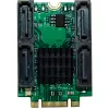 InLine 76660U vidinė SATA sąsajos kortelė M.2 į SATA 6 Gbit/s