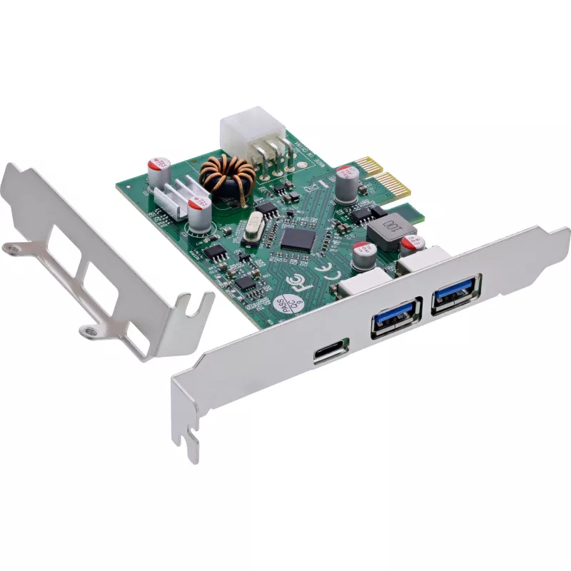 InLine 76661M sąsajos plokštė / adapteris Vidinė USB 3.2 Gen 1 (3.1 Gen 1), USB Type-C